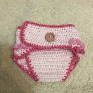 Pink diaper cover